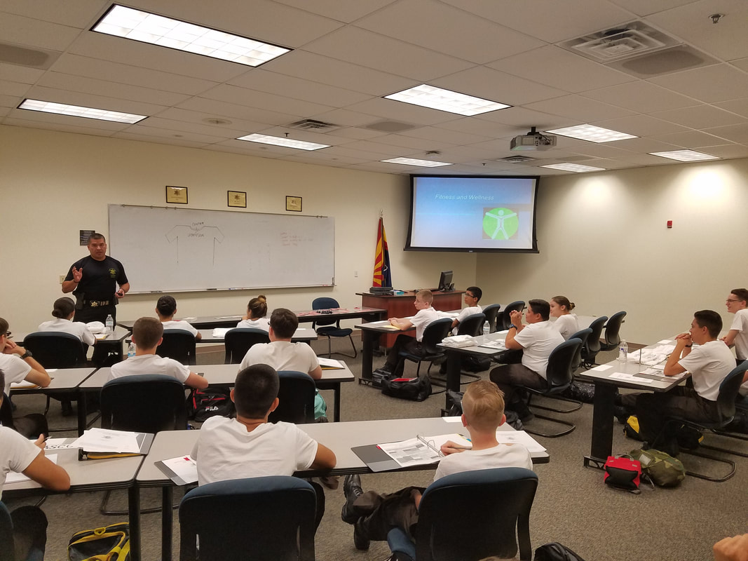 Cadets in classroom 