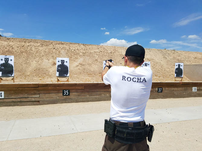 Cadet at Shooting Range