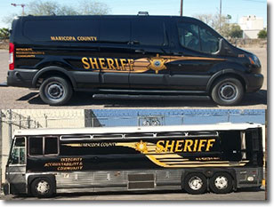 MCSO Sheriff's transportation vehicles