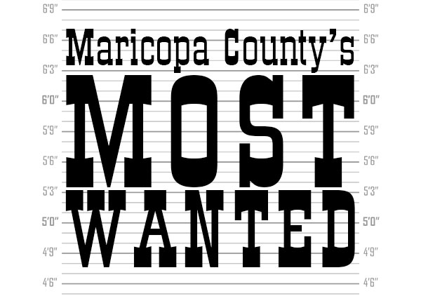 Maricopa County's Most Wanted Logo