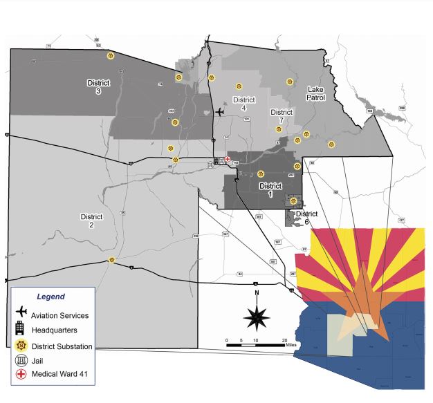 Maricopa County Districts Map