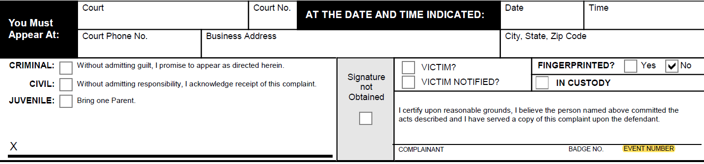 AZ Traffic Ticket and Complaint